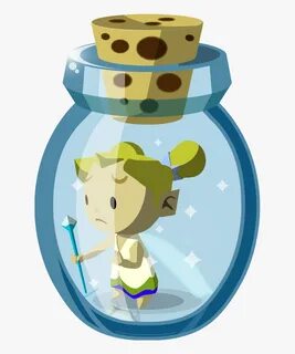 Wind Waker Fairy In A Bottle, HD Png Download - kindpng