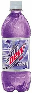 Diet Ultra Violet Mountain dew, Kid drinks, Ultra violet