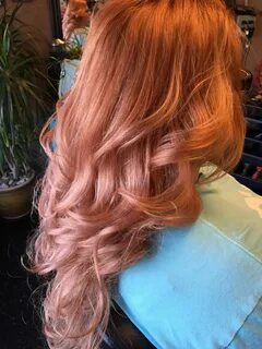 Side view of my new dew!! Rose gold over platinum blonde!! K
