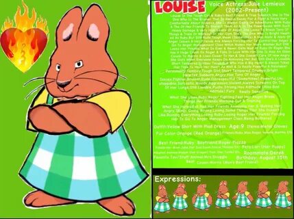 Max And Ruby Reborn Louise Information by SloanVanDoren on @