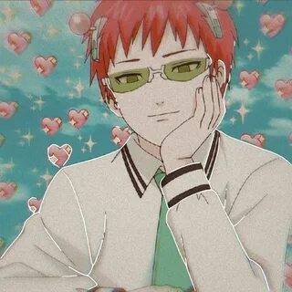 Saiki Kusuo ♡ Aesthetic corações ♡ Personajes de anime, Fond