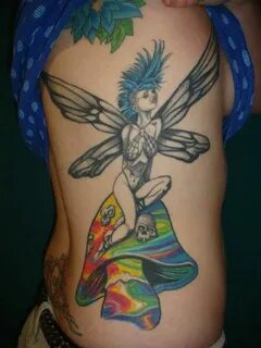 Punk mushroom fairy tattoo Fairy tattoo, Mushroom tattoos, C