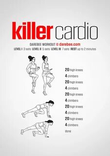Killer Cardio Workout Time to get serious Тренировка тела, К