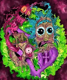 High Rick And Morty Trippy Art - Novocom.top