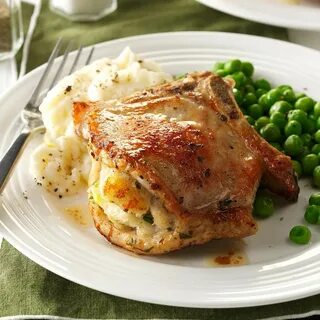 Air-Fryer Stuffed Pork Chops Recipe Pork ribs, Pork chop rec