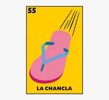Loteria Card La Chancla - 675x675 PNG Download - PNGkit