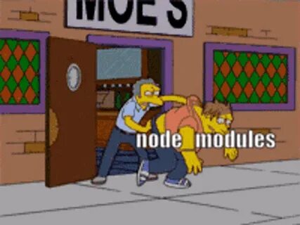 Node Modules The Simpsons GIF - Node Modules The Simpsons Bu