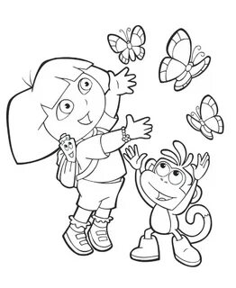 Dora Coloring - Lots of Dora Coloring Pages and Printables!