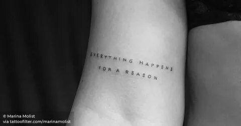 EVERYTHING HAPPENS FOR A REASON