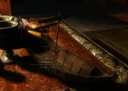 Snazzy Model Ship at Skyrim Special Edition Nexus - Mods and