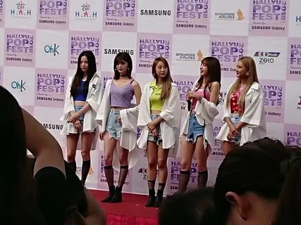 SOLJI IN HALLYU POP FEST 2018 Red Carpet PART 1