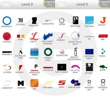 Logo Quiz Extra Levels Lösungen: Expert Level 9