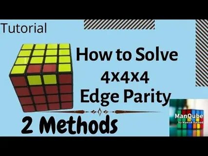 How to solve 4x4 Rubik's cube edge parity 4x4 edge parity al