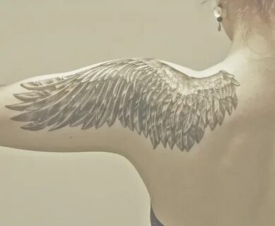 nutparade: Photo Cool shoulder tattoos, Angel wings tattoo, 