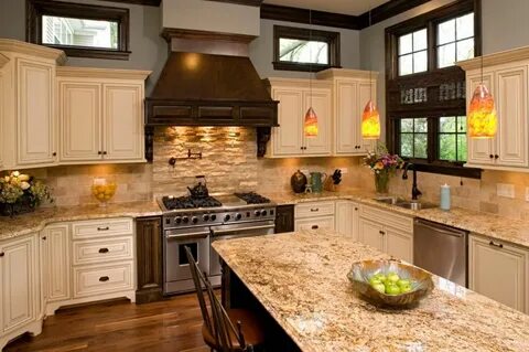 Travertine Backsplash Ideas Para sa Nostalgic Designs ng Kus