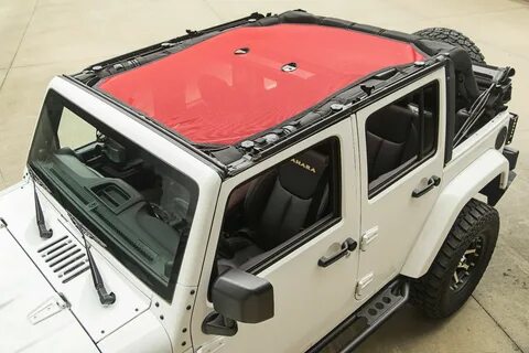 Солнцезащитный козырек Eclipse Sun Shade Red for Jeep Wrangl