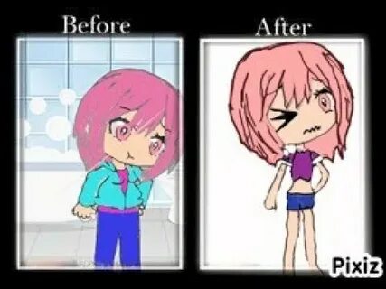 The fat girl became anorexic *GLMM* and Try GLMV Gacha Life 