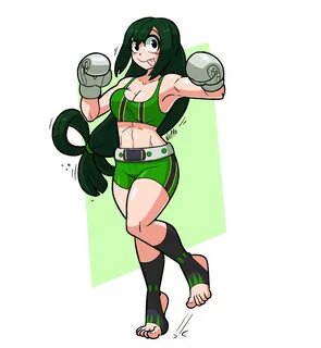 Fighting Tsuyu by Netto-Painter on DeviantArt