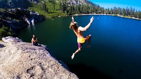 LAKE TAHOE CLIFF JUMPS (GOPRO HD 2015) - YouTube