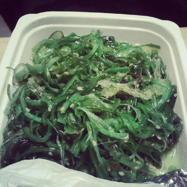 Jessica в Instagram : "#seaweed #salad feeling so #asian" .