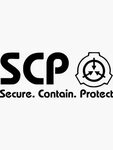 "BEST SELLER SCP Foundation Logo Merchandise" Sticker by Glo