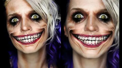 JOKER SMILE Halloween Makeup Tutorial - YouTube