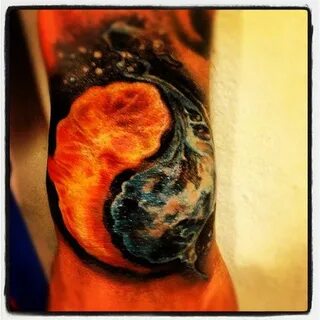 fire and water tattoo Fire tattoo, Flame tattoos, Cool tatto