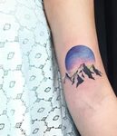 Mountain Watercolor Tattoo Images - The Style Inspiration
