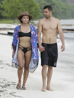 Kat Graham in a Bikini at a Beach in Jamaica - July 2014 * C