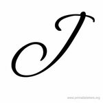 J In Cursive Tattoo : Image Result For Cursive Letter J Font