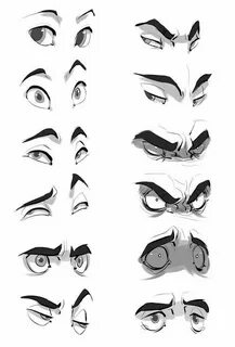 #angry #face #sketch Eyes References (Angry,focused,horrifie