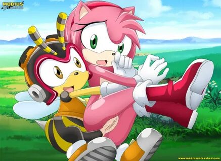 Xbooru - amy rose anal anthro bbmbbf charmy bee furry mobius