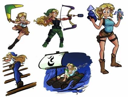 Link Items by tran4of3 on deviantART Fun comics, Drawings of