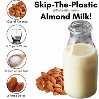 Almond milk to make boobs bigger