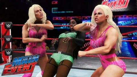 WWE 2K20 MAIN EVENT NAOMI & LANA VS MANDY ROSE & DANA BROOKE