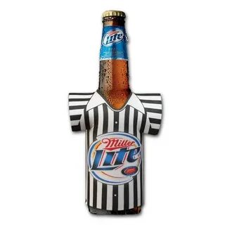 Miller Lite Bottle Koozie - Referee Jersey Beer outfit, Beer