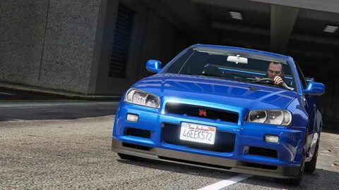 Nissan Skyline GT-R (BNR34) Add-On Tuning Template - GTA5-Mo