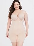 Plus Size - SPANX ® OnCore Beige Open-Bust Mid-Thigh Bodysui