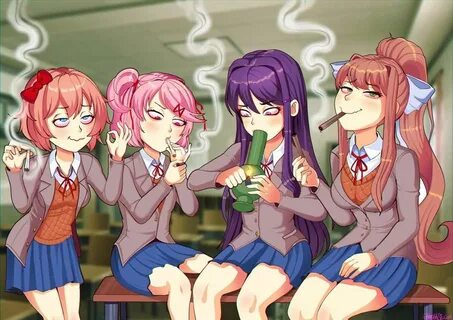 Smoki Smoki Weed Club Doki Doki Literature Club Literature c