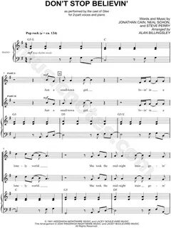 "Don't Stop Believin'" from 'Glee' (arr. Alan Billingsley) 2