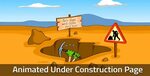 Worker Animated Under Construction Page - Webmaster Resource