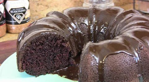 Chocolate Sour Cream Cake w/ Chocolate Ganache Cooking With 