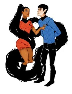 Spock and Uhura - Spock & Uhura Fan Art (26343377) - Fanpop 