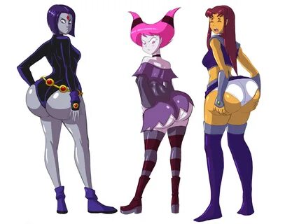 Toon Tushies (cropped) by Axel-Rosered Teen Titans Know Your