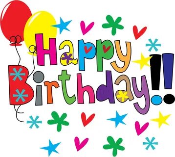 Happy Birthday Clip Art Clipart Photo - Ways To Say Happy Bi