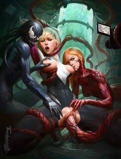 Comic-Images " Venom, Spider-Gwen, and Carnage