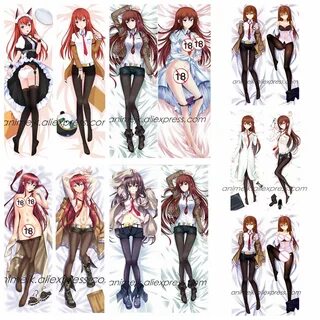 Аниме JK Steins Gate Makise Kurisu Christina Dakimakura Чехо