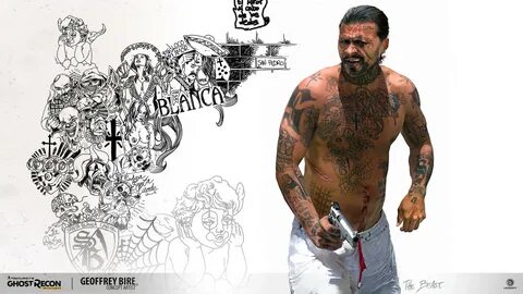 ArtStation - GHOST RECON WILDLANDS - Cartel Tattoos PART 2