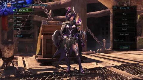 Chaotic Gore Magala Nephilim Gunner Armor at Monster Hunter: