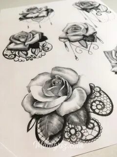 Roses Maingriz Tattoo Design